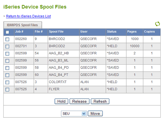 Screenshot of ExcelliPrint IPDS