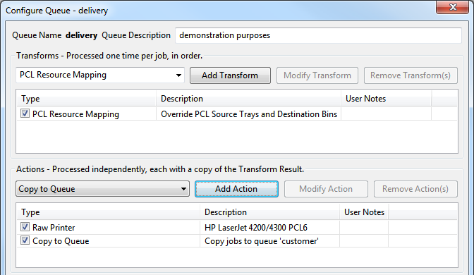 delivery queue config