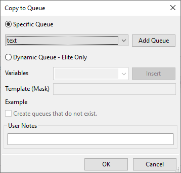 Solving with Copy to Queue setup