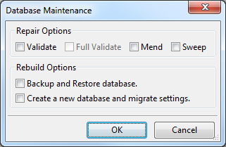 Database Maintenance