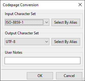 codepage conversion
